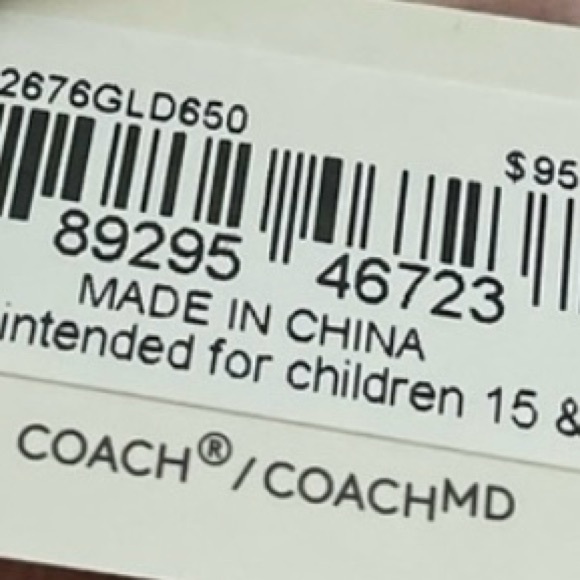 ******SOLD*****Coach Gold Bracelet with Pink Charm - Picture 3 of 6